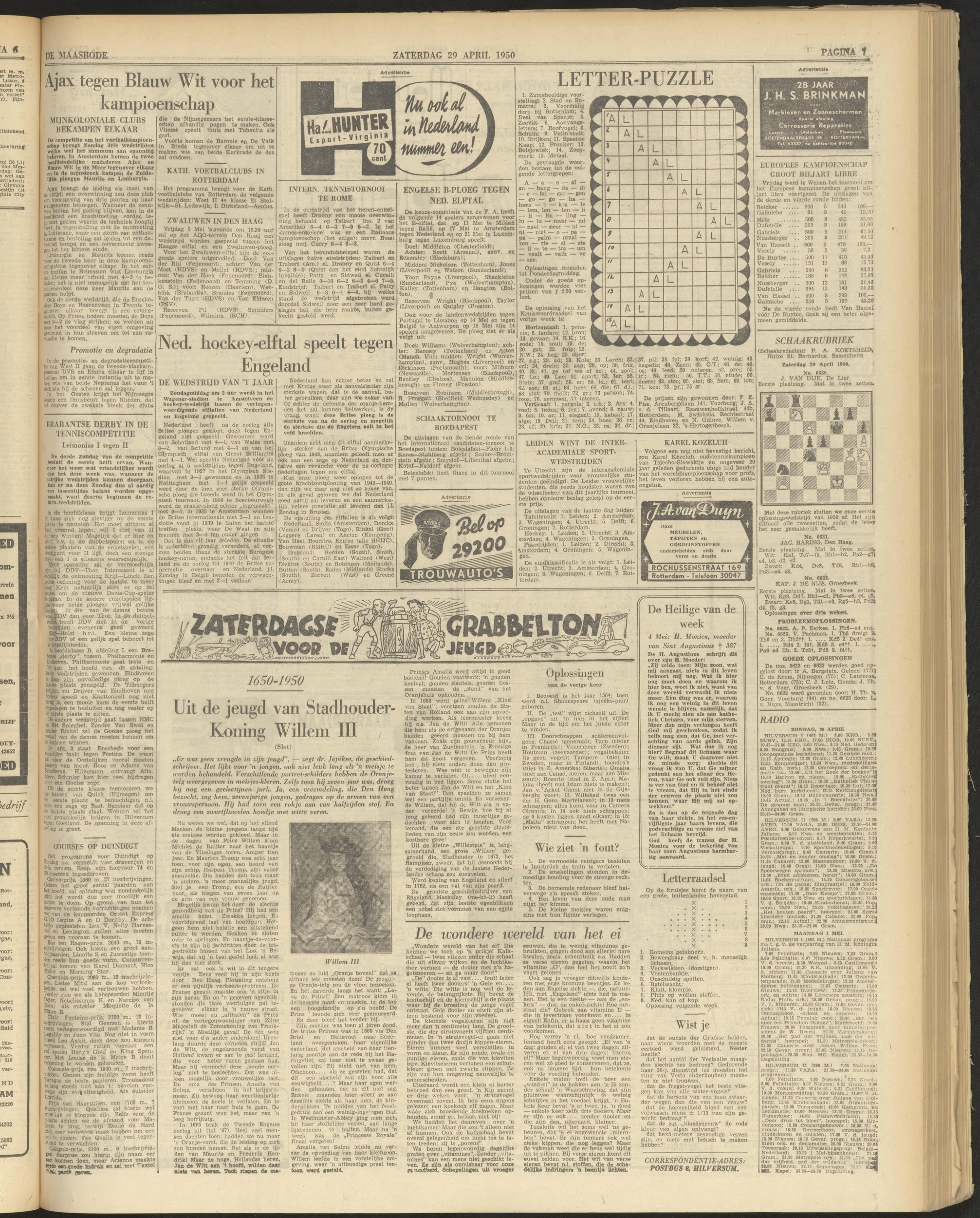 De Maasbode, 1950/04/29 00:00:00, pagina 7 (full page)