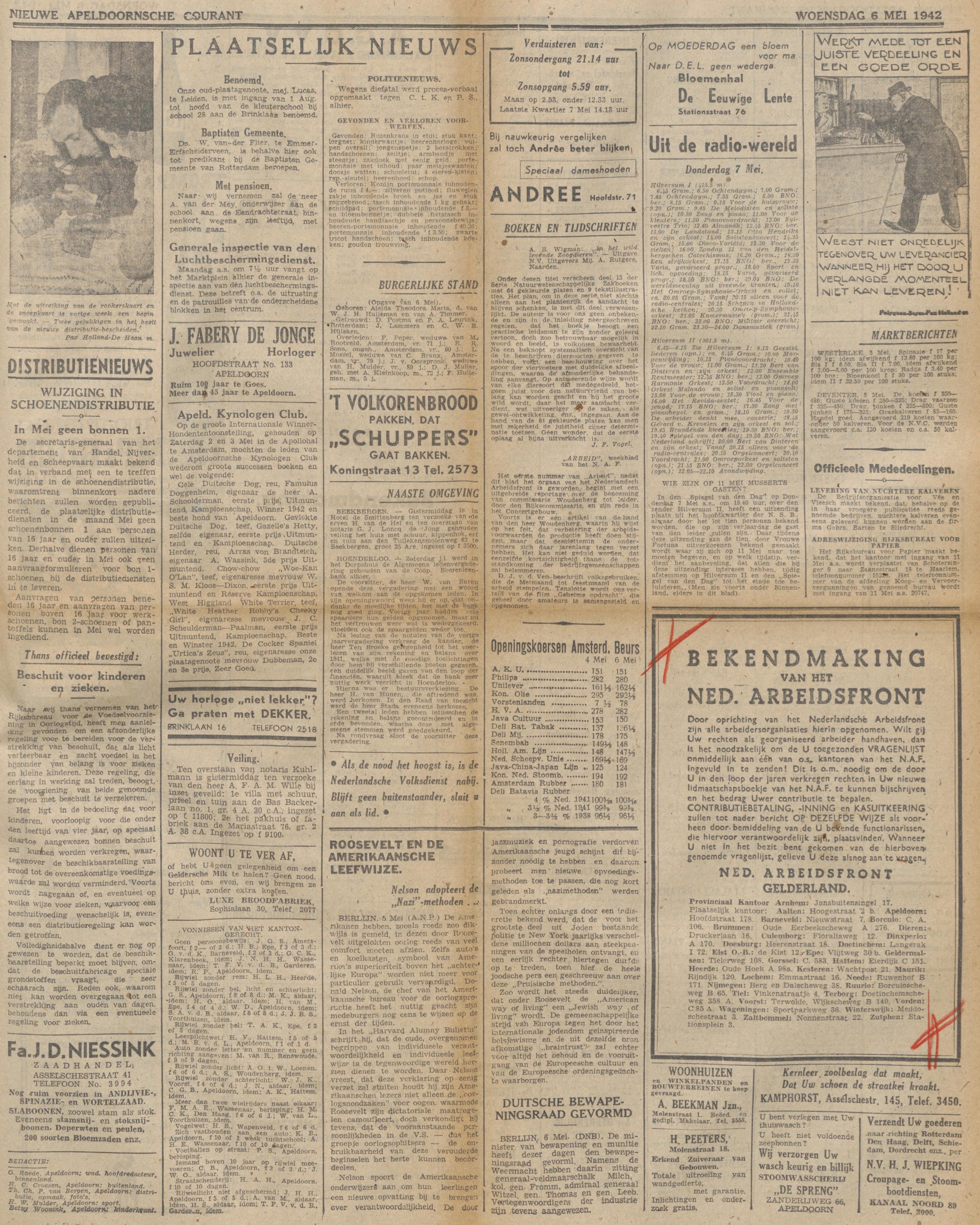 Nieuwe Apeldoornsche courant : dagblad voor Apeldoorn en de Veluwe, 1942/05/06 00:00:00, pagina 3 (full page)