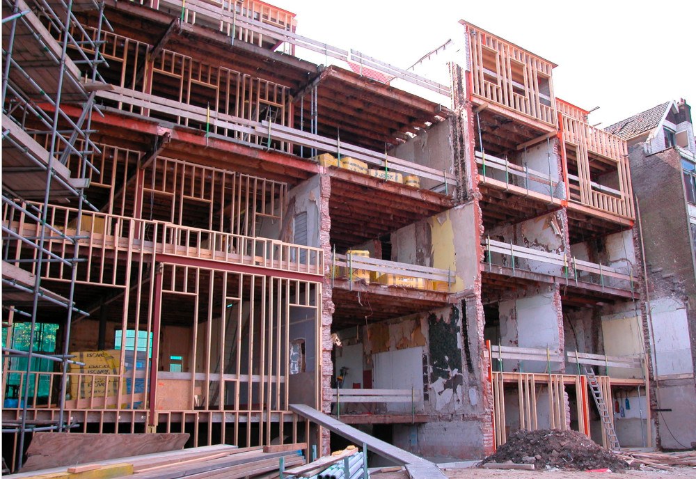 Rochussenstraat renovation project photograph