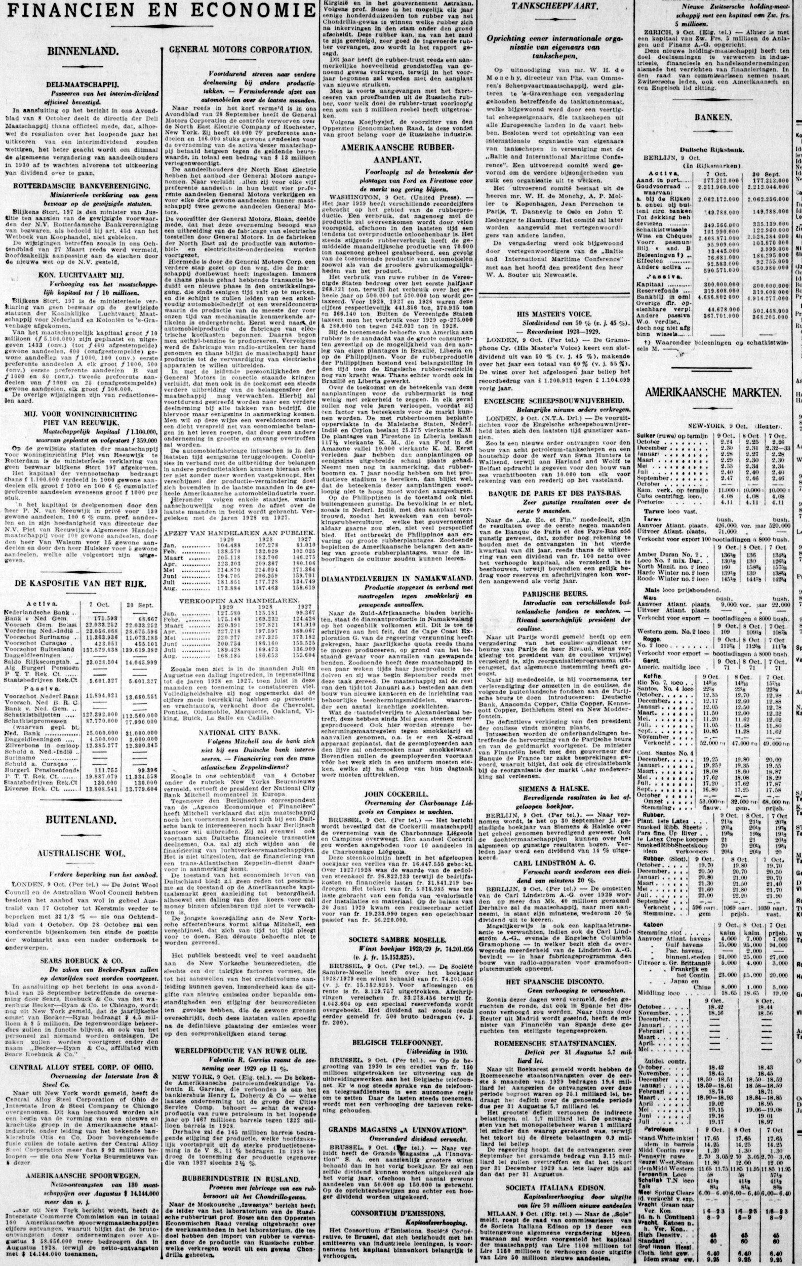 The most detailed of the founding notices: it gives the actual **share distribution** at incorporation of N.V.