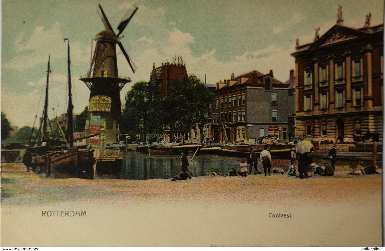 Rotterdam - Coolvest (colour litho picture postcard, c.1899-1905)