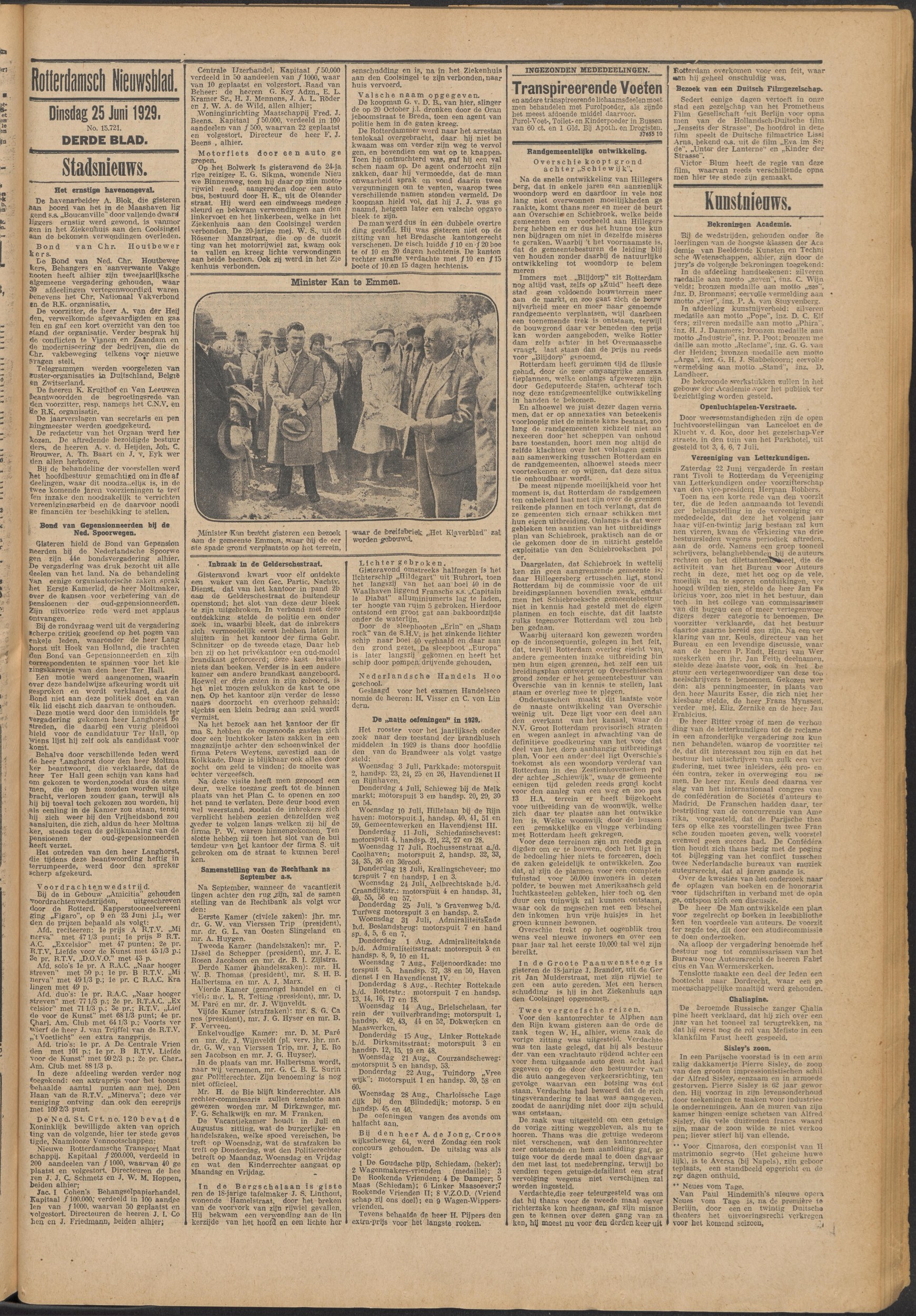 N.V. Woninginrichting Maatschappij Fred. J. Beens — incorporation 1929 + firm ads 1930-1934 (Delpher)