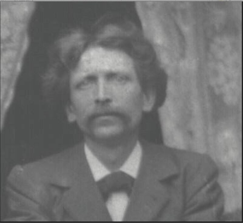 The founder Cornelis Pelt, cut from the group photograph, the one face the project could otherwise not put to him. Collectie familie Eland-Pelt (via a living person, private).