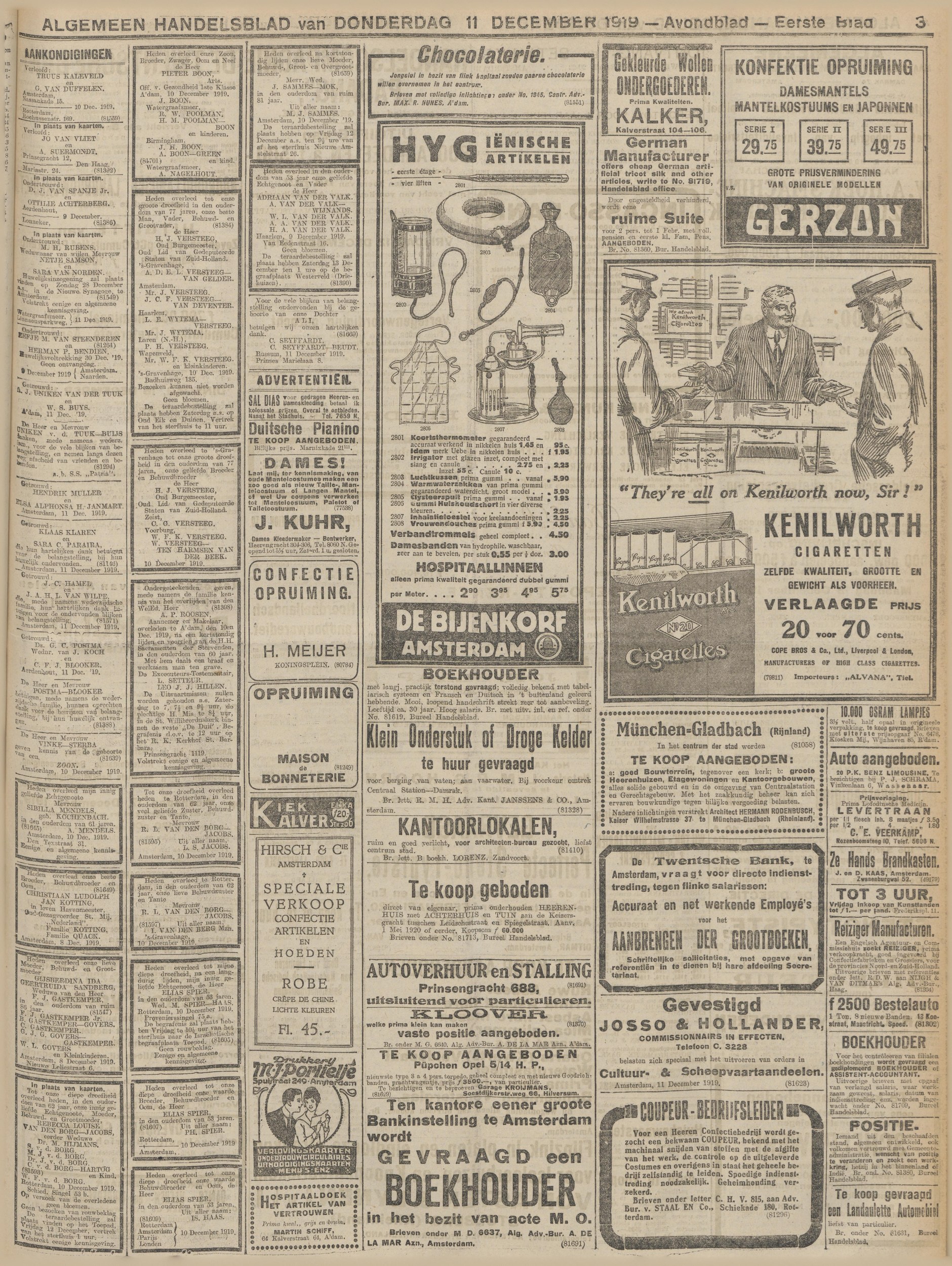 Delpher — van Duffelen–Kaleveld family notices: engagement 1919 ('Rotterdam 169'), marriage 1921, sons 1922/1923 (Rotterdam) & 1926 (Schiebroek)