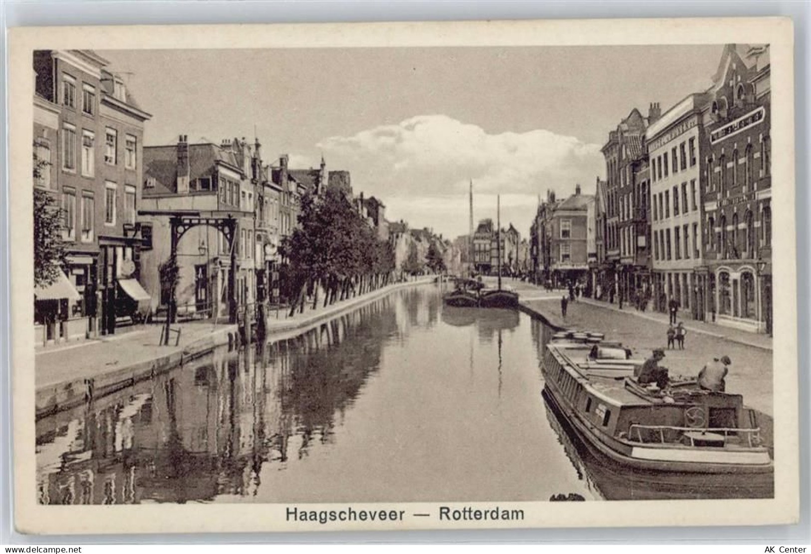 Haagscheveer - Rotterdam (sepia picture postcard, c.1910-1920)