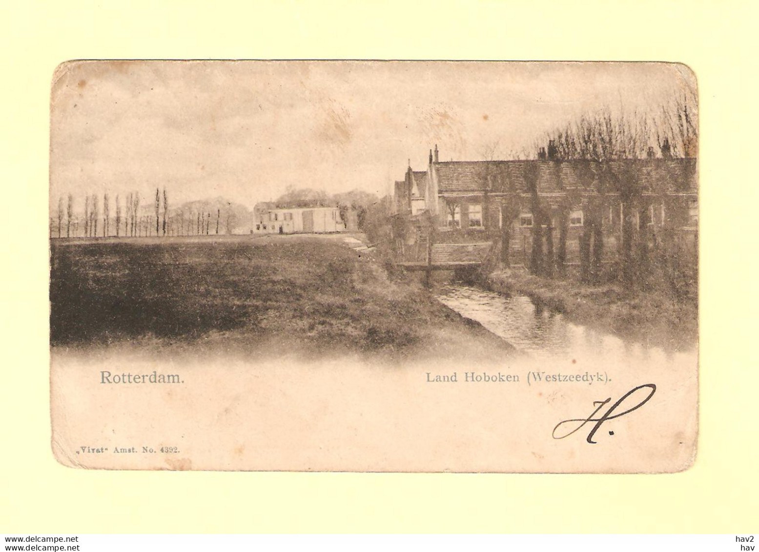 Rotterdam. Land Hoboken (Westzeedyk)