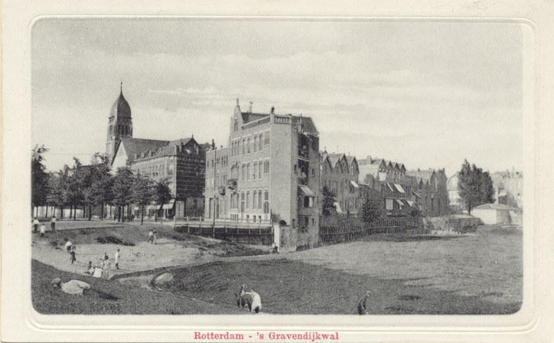 Rotterdam - 's Gravendijkwal, postcard