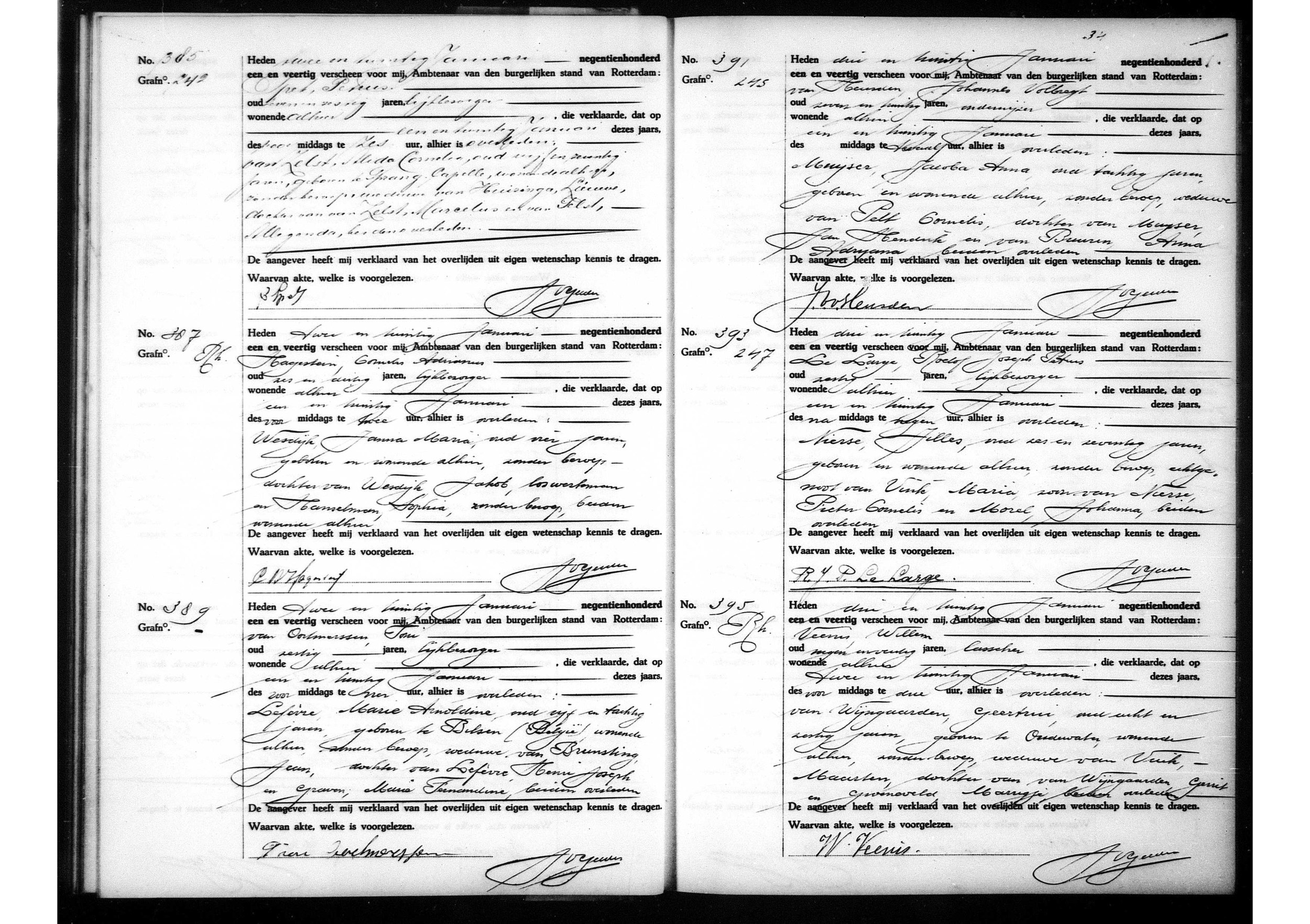 Cornelis Pelt (1856-1937) — civil acts + 1937 obituary (primary)