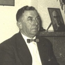 Cornelis 'Cees' Pelt (1892–1982) in old age, the six-year-old who laid the first stone in 1899. Courtesy of the Pelt family via Geneanet.