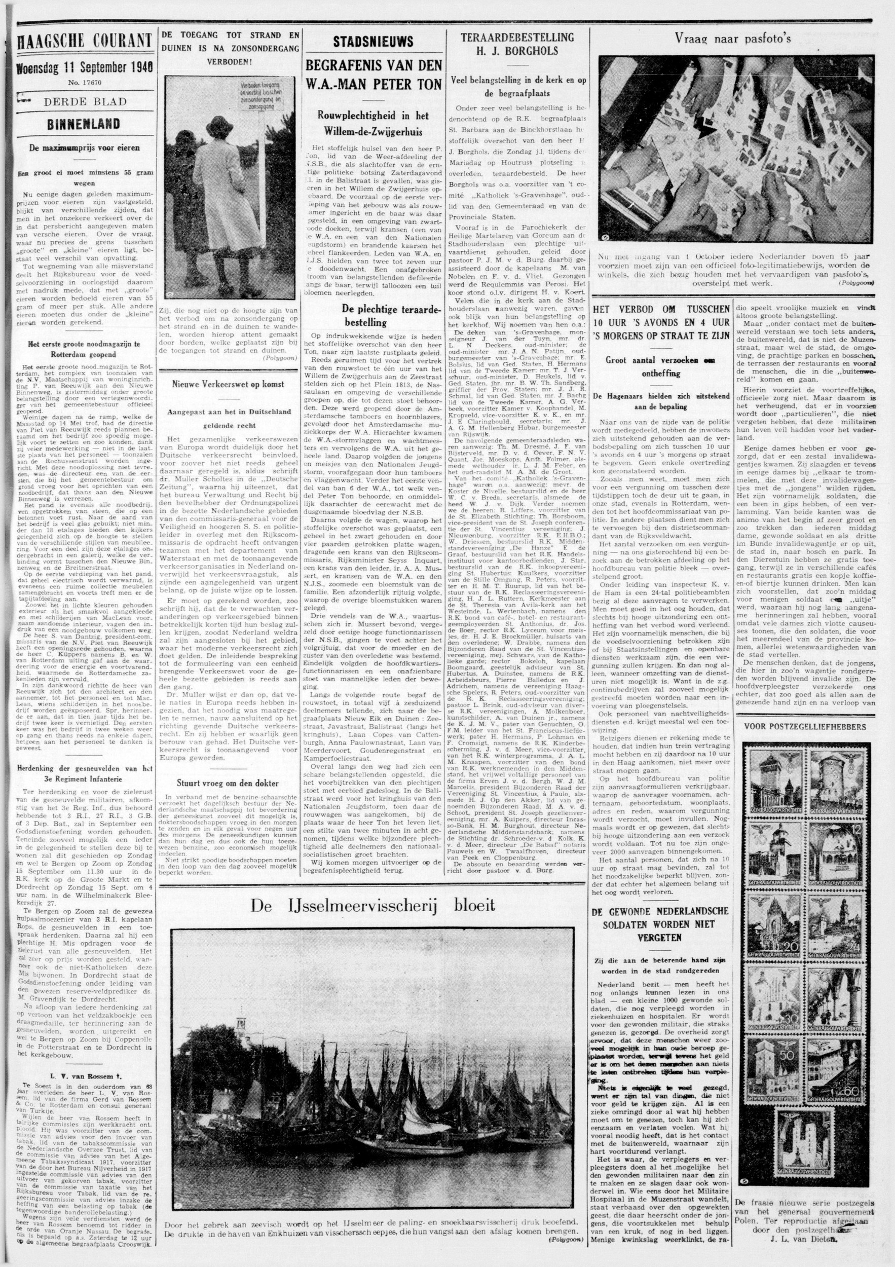 Haagsche courant, 1940/09/11 00:00:00, pagina 9 (full page)