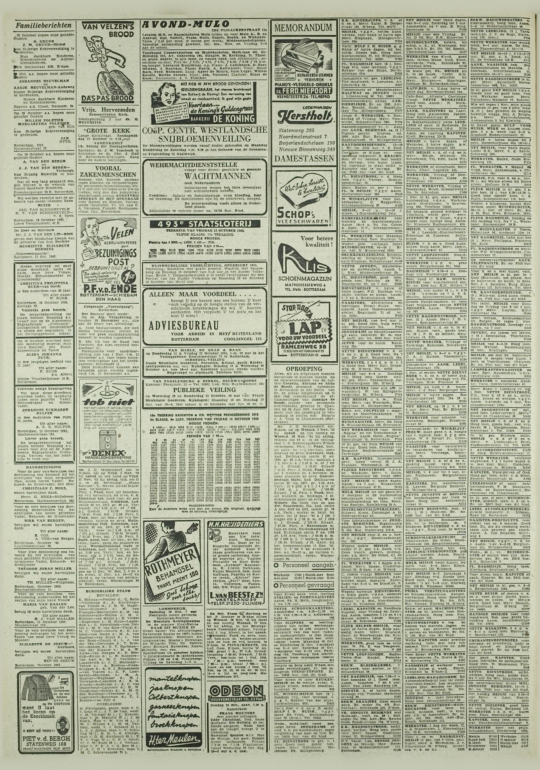 Rotterdamsch nieuwsblad, 1943/10/16 00:00:00, pagina 4 (full page)
