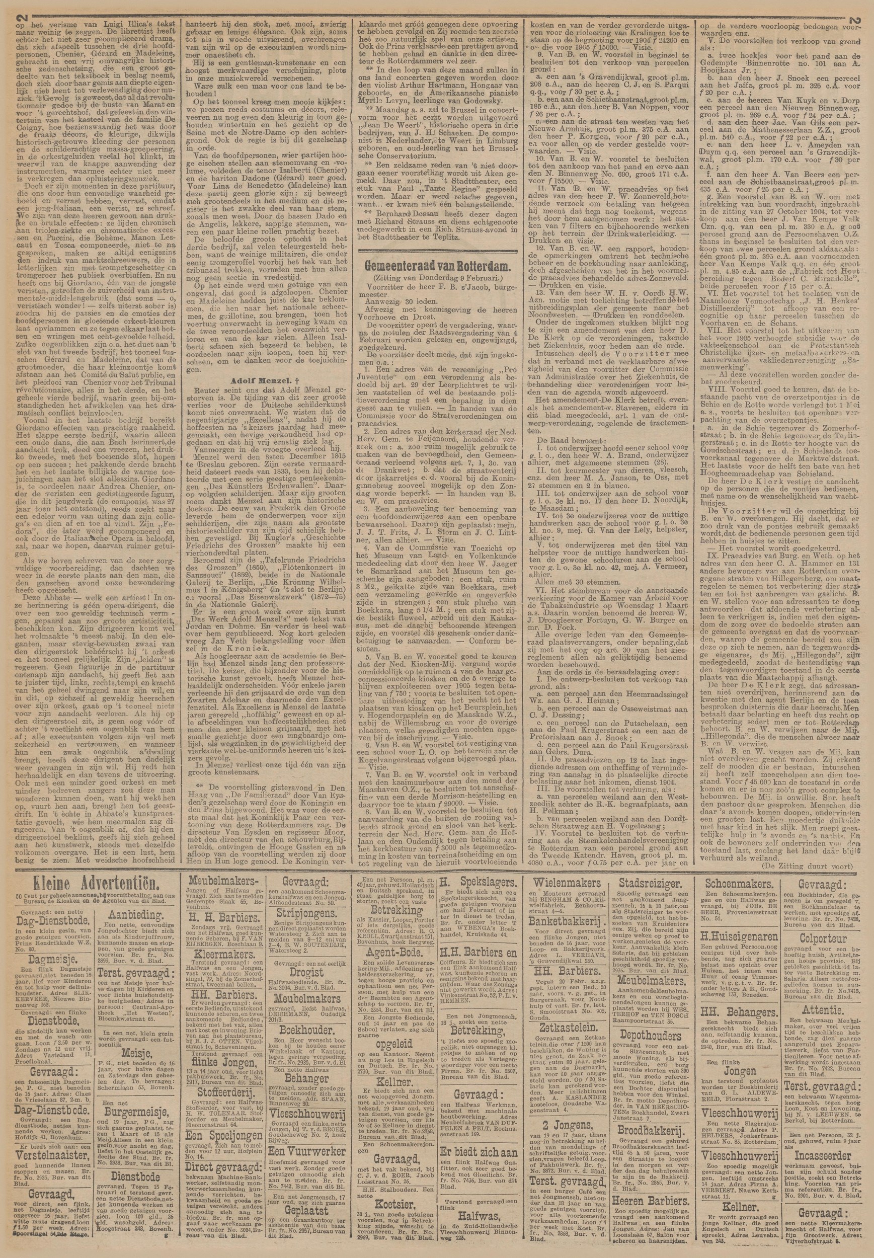 Rotterdamsch Nieuwsblad, 1905-02-10 (full page)