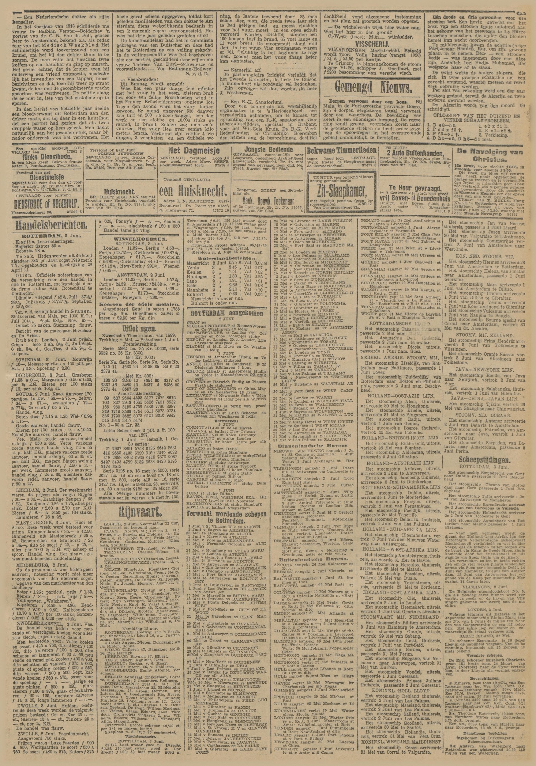 Rotterdamsch Nieuwsblad, 1921-06-03 (full page)