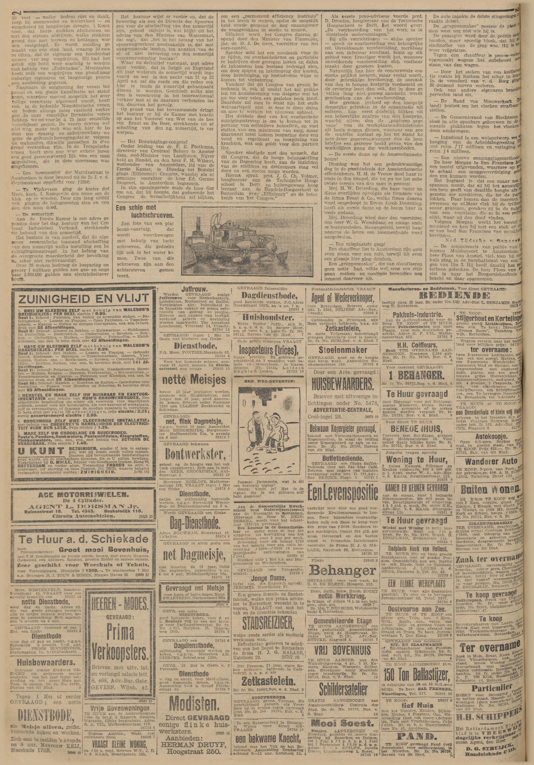Rotterdamsch Nieuwsblad, 1923-04-18 (full page)
